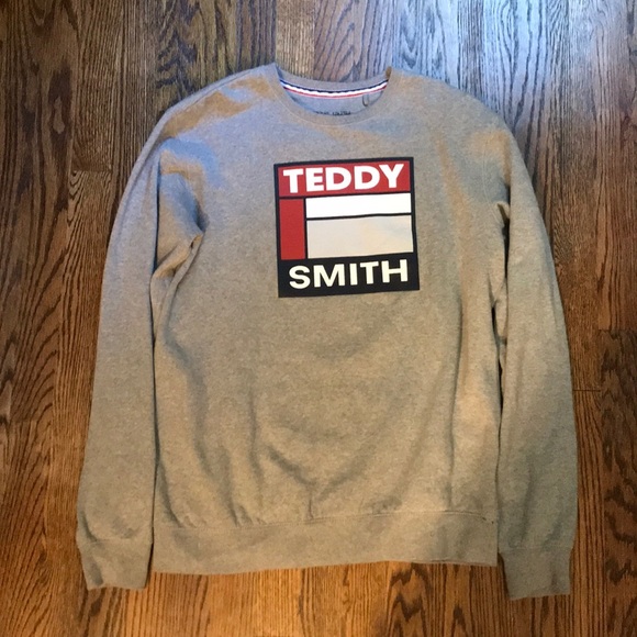 Teddy Smith (French brand) large grey crewneck - Picture 1 of 4